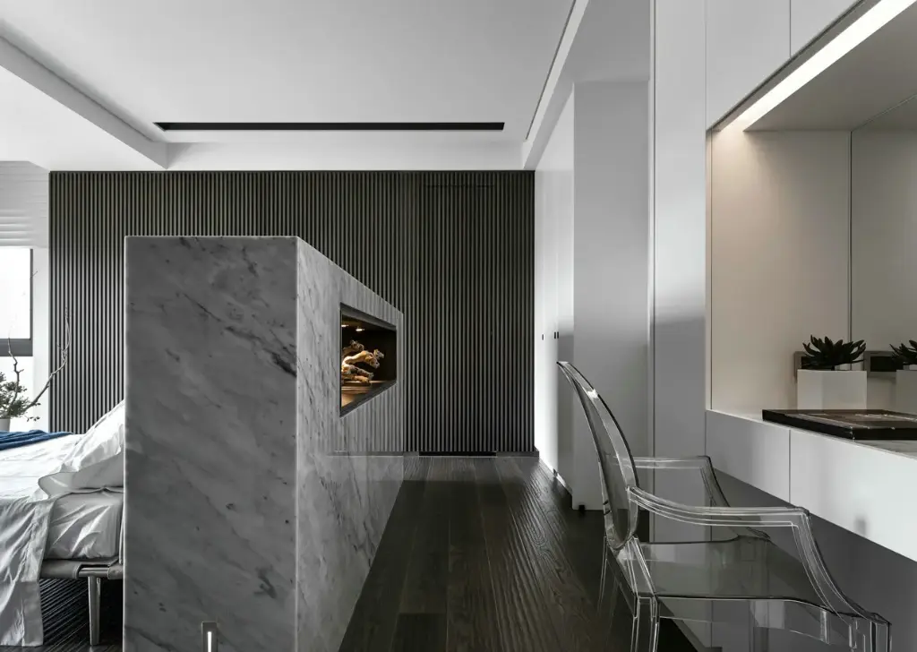 Revestimiento de Pared Gris 0.46 m2 tira 159x2900x23