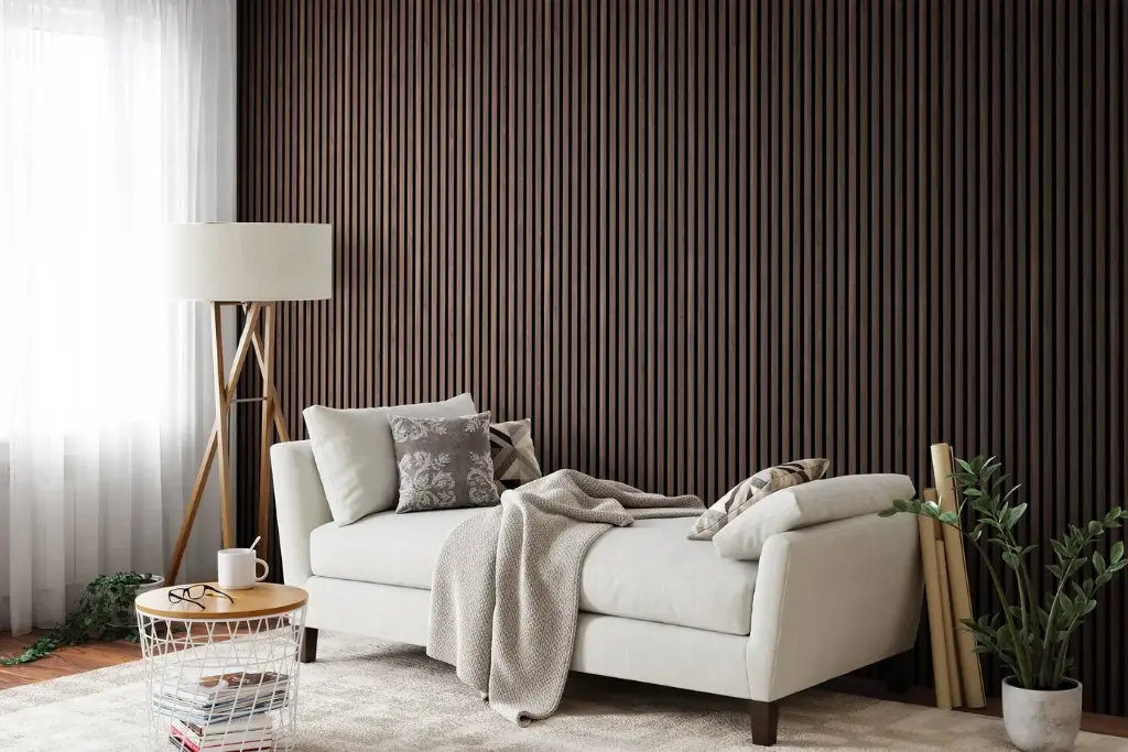 Revestimiento de Pared Nogal 0.46 m2 tira 159x2900x23