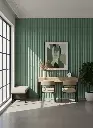 Revestimiento de Pared Batman Verde Oliva 0.609 m2 tira 210x2900x14