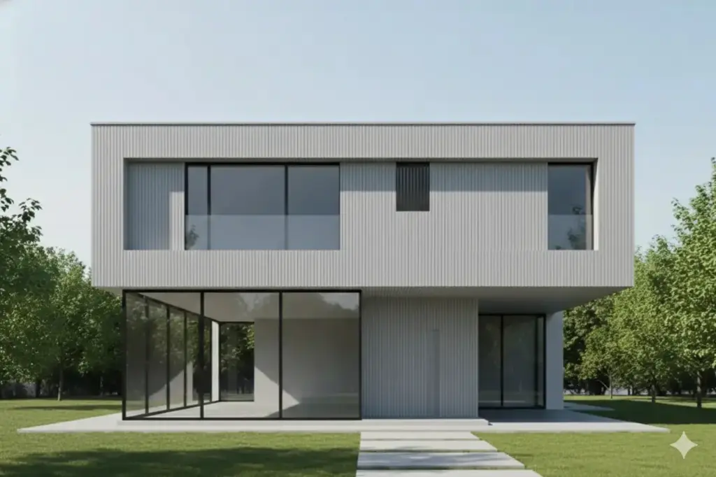 Revestimiento De Pared Wpc Exterior Co-extrusion Gris