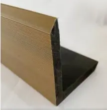 Esquinero de Terminación en L  Exterior Co-Extruded Roble 49.5x56x2900mm