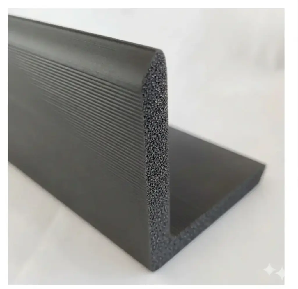 Angulo en L  Exterior Co-Extruded Gris