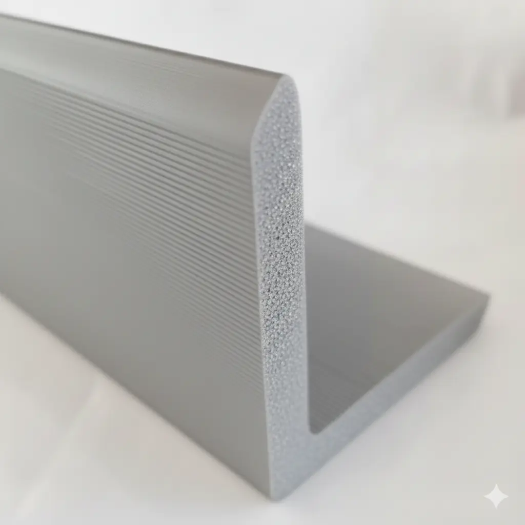 Esquinero Wpc Exterior Co-extrusion Gris (Nuevo)