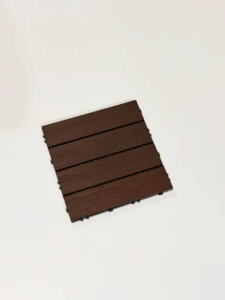 Deck Baldosa Co-Extruded Nogal 300x300x20mm