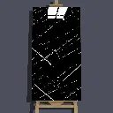 Placa Autoadhesiva Negro Marquina 120X300CM 2.3MM 