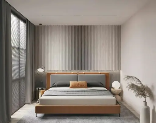 [WT153] Revestimiento de Pared Marfil 0.46 m2 tira 159x2900x23