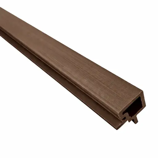 [AL-GS50-50A03] Esquinero Wpc Exterior Co-extrusion Nogal