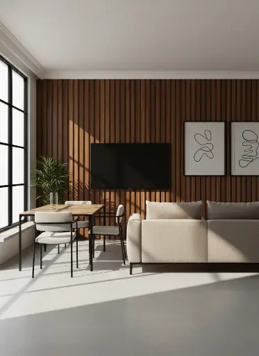 [BW20214W101] Revestimiento de Pared Plane Walnut 0.5858 m2 tira 202x2900x14