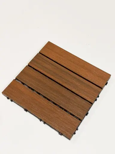 [D3030-02] Deck Baldosa Co-Extruded Roble 300x300x20mm