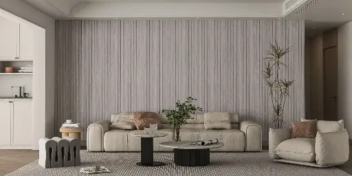 [FC7052-1-A] Revestimiento Autoadhesivo Gris 60X280CM 2.5MM  