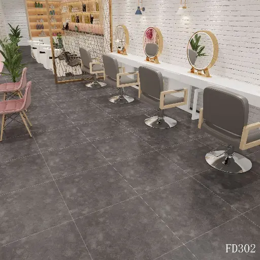 [FD302] Piso Vinilico Autoadhesivo Cemento 45.7x45.7CM 1.5MM  